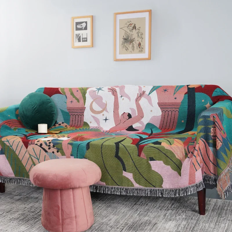 Home Textiles Trends - Tekstil Şehir Orman Dansçısı Atma Battaniye