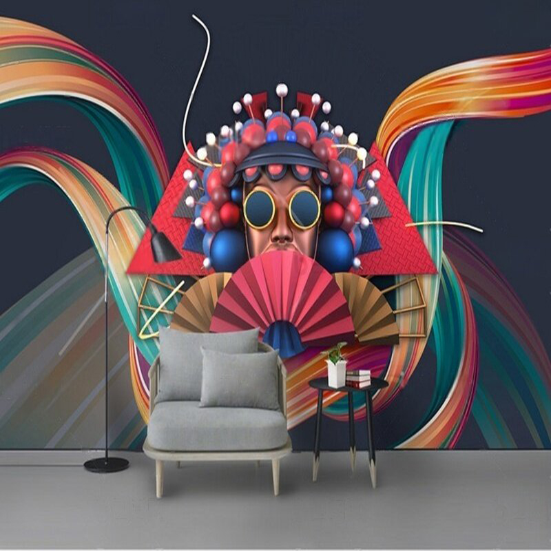 Home Textiles Trends - Modern Çin trendi soyut renk Pekin