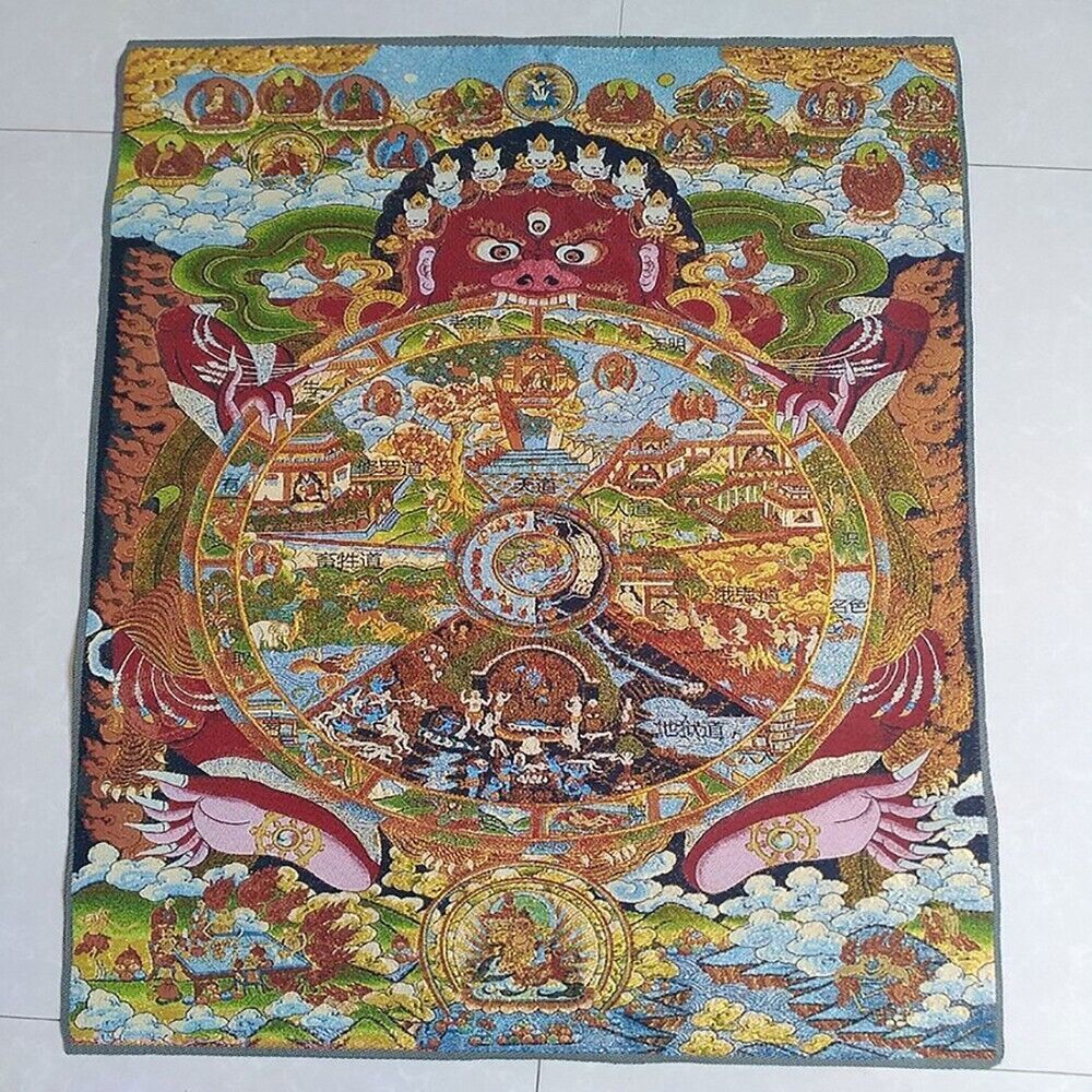 Home Textiles China - Budist Koruyucu İpek Tablo Ev Budist