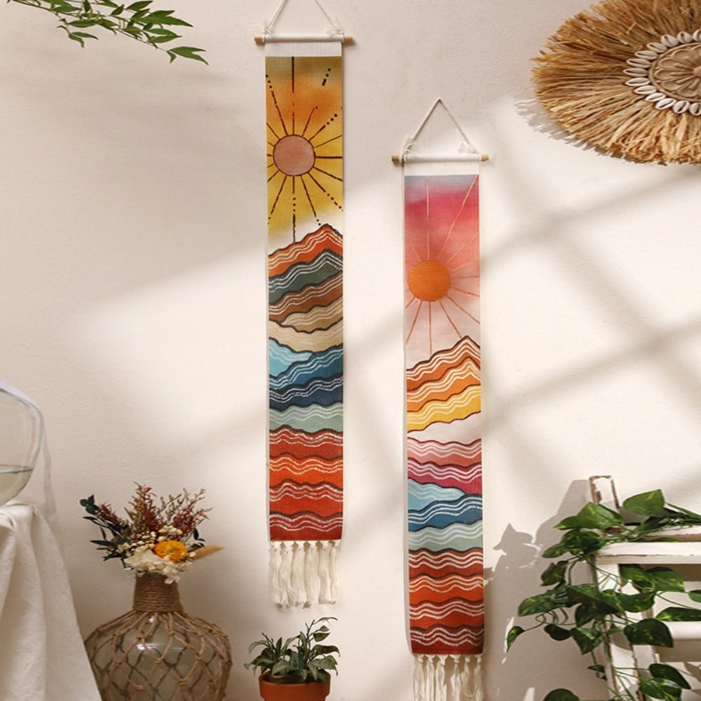 Sunrise Home Textiles & Apparel - Sıcak Dağ duvar halısı Gündoğumu ve