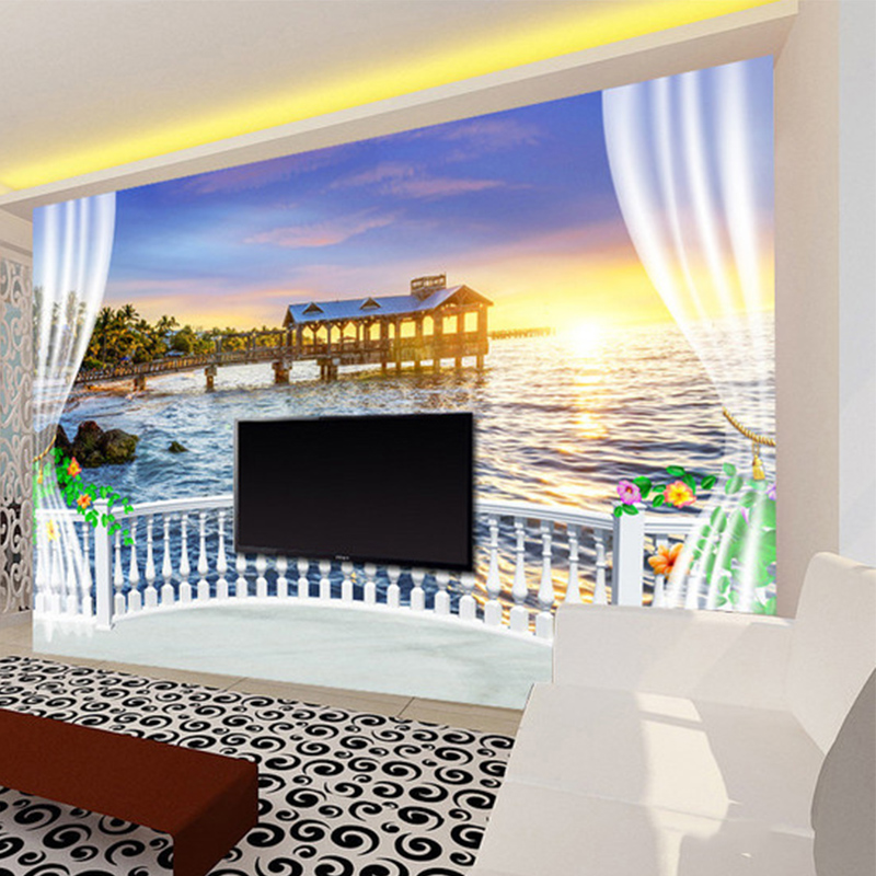 Özel Fotoğraf Duvar Kağıdı 3D  - Sunrise Home Textiles & Apparel incelemesi ve fiyatı