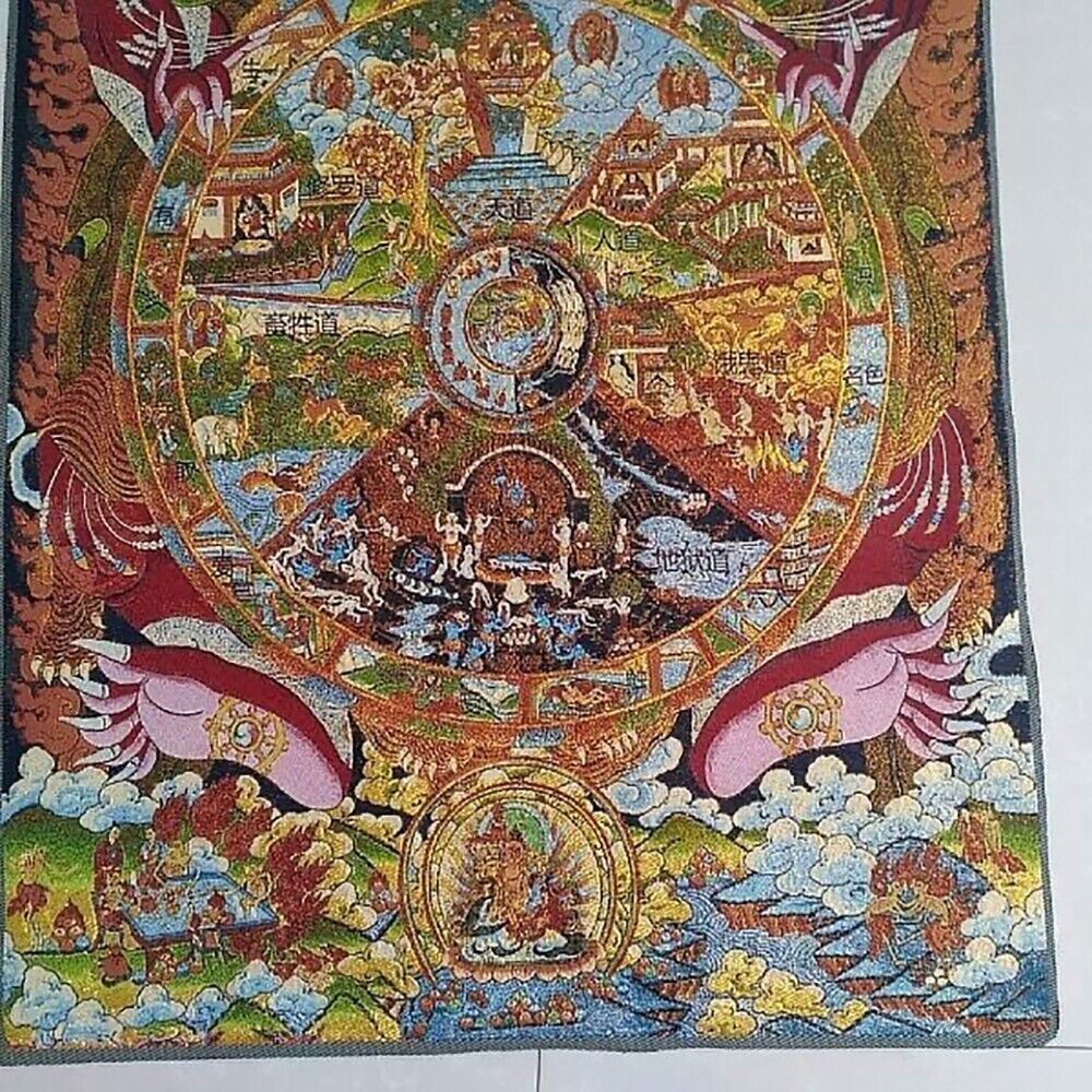 Budist Koruyucu İpek Tablo Ev  - Home Textiles China incelemesi ve fiyatı