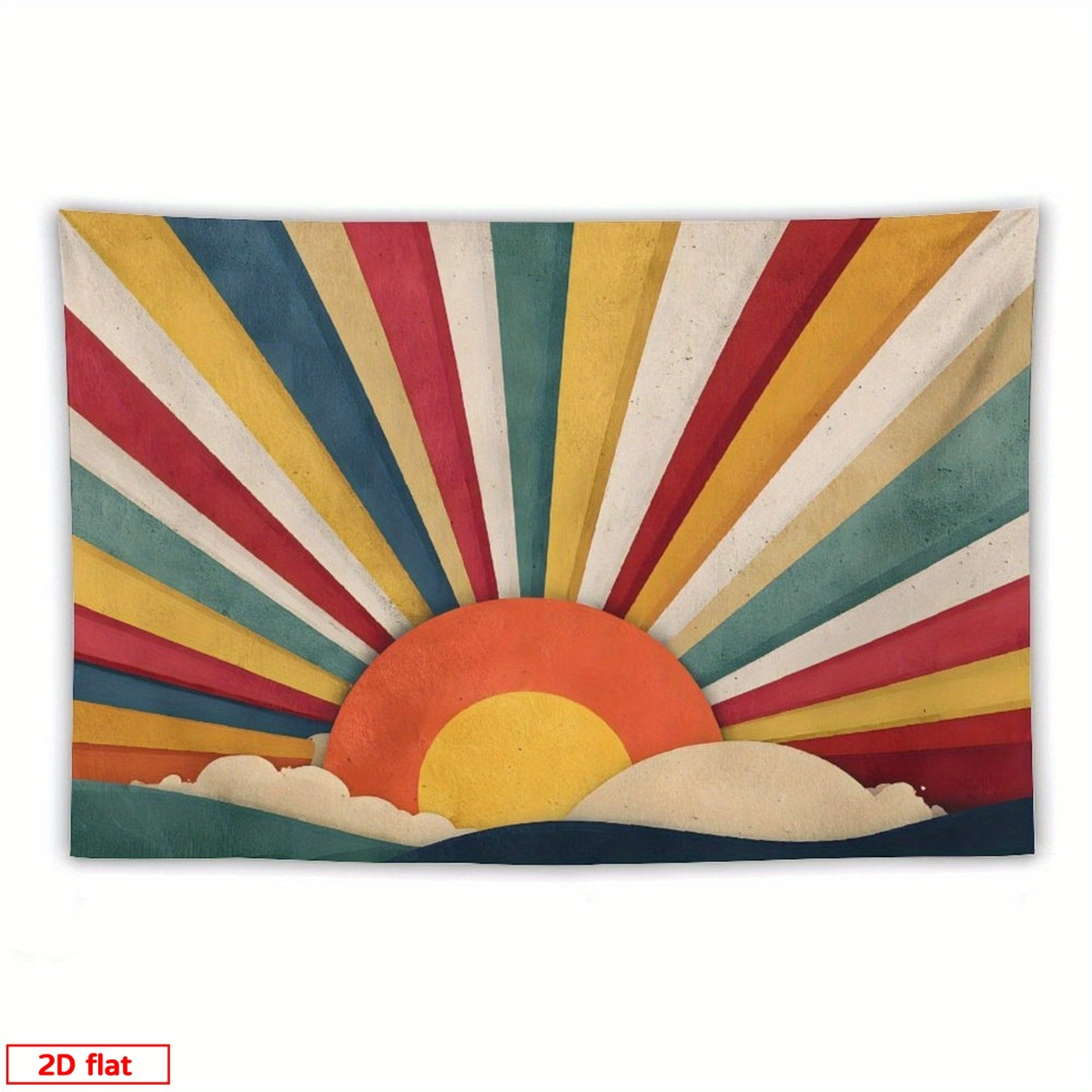 Boho Sunburst Retro Goblen Duv - Sunrise Home Textiles & Apparel incelemesi ve fiyatı